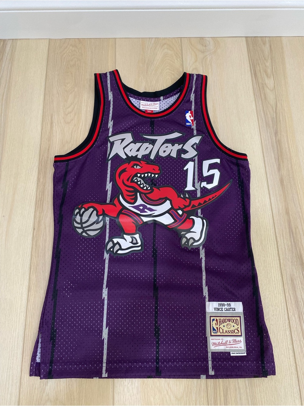 Mitchell & Ness Toronto Raptors Vince Carter 1998-99 NBA Jersey Purple Size S